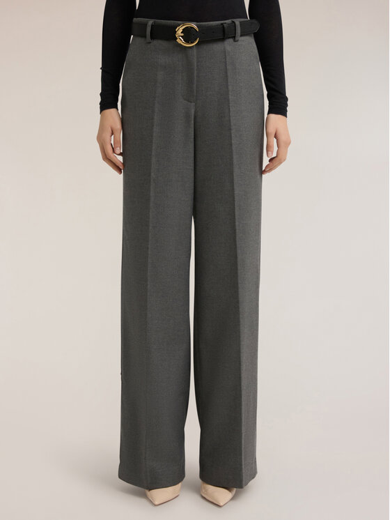 Motivi Motivi Pantaloni di tessuto P255Q704477N013 Grigio Regular Fit