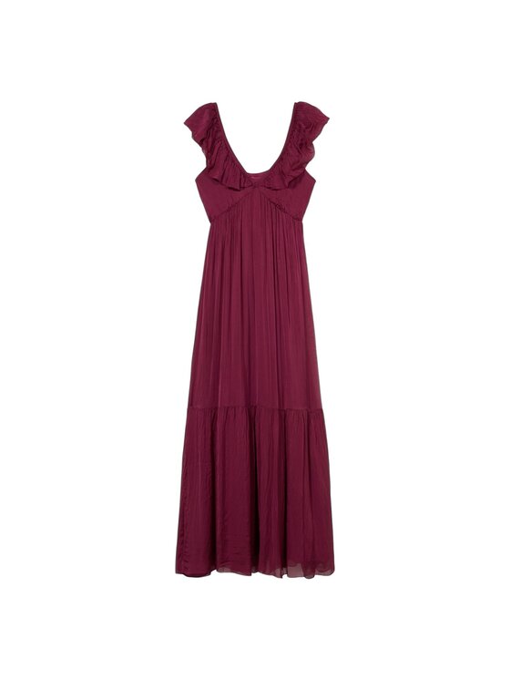 Oltre Oltre Abito da sera 7424J000847N026 Bordeaux A-Line Fit