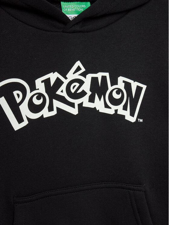 United Colors Of Benetton United Colors Of Benetton Džemperis POKEMON 3J73C203G Juoda Regular Fit