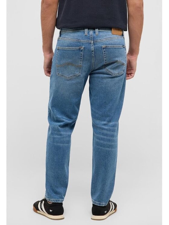 Mustang Mustang Jeans Denver Tapered Blu Loose Fit