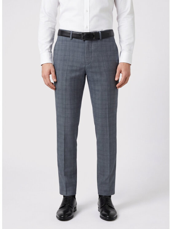 Pako Lorente Pako Lorente Spodnie garniturowe P26WF-6G-003 Szary Slim Fit
