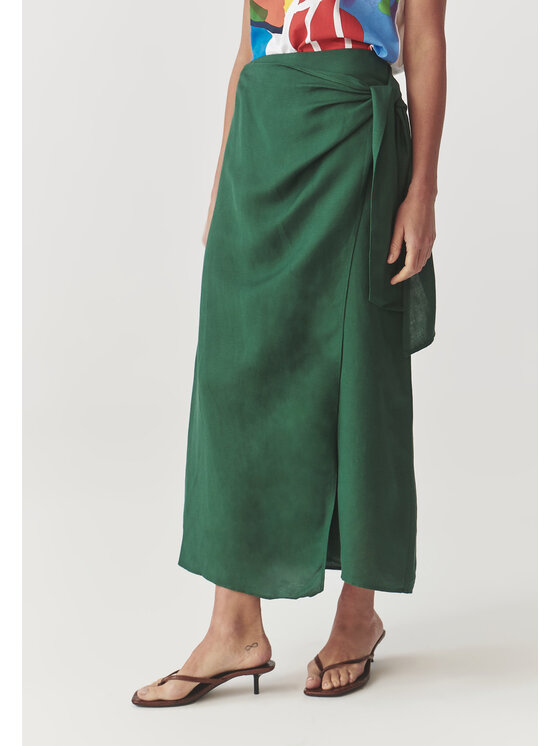 TATUUM TATUUM Midi sukně RITA 1 Zelená Close Fit