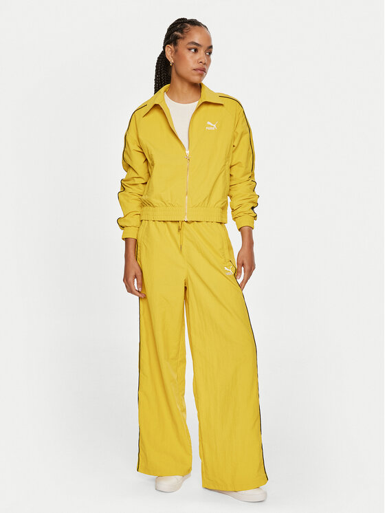Puma Puma Demisezoninė striukė Play Loud T7 626806 Geltona Regular Fit