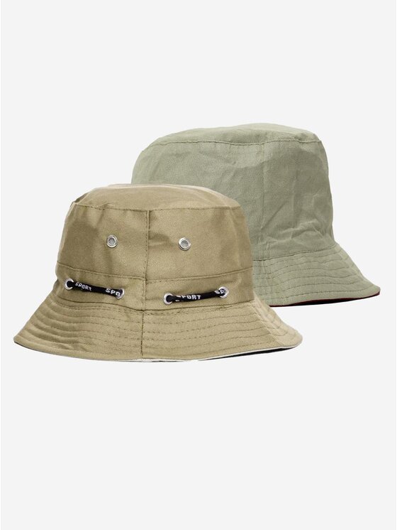 MyStars MyStars Bucket Kapelusz Bucket Hat MyStars Classic Beżowy uni Brązowy