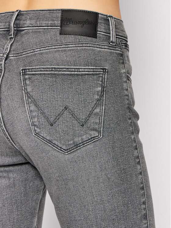 Wrangler Wrangler Jeansy Vintage W27HDH41N 112145958 Szary Skinny Fit