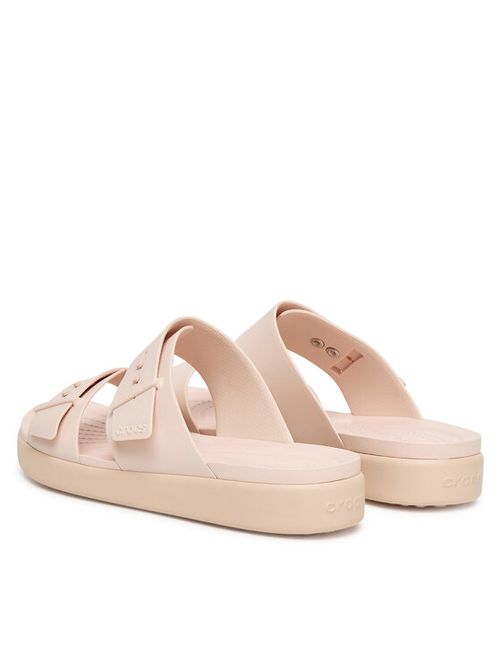 Crocs Crocs Klapki Brooklyn Buckle Low Low 211215 Różowy