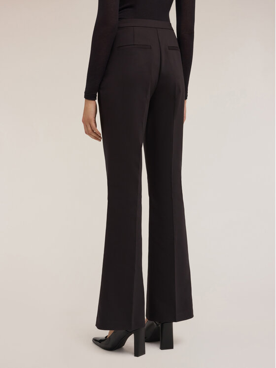 Motivi Motivi Spodnie materiałowe P259Q003883N033 Czarny Flare Fit