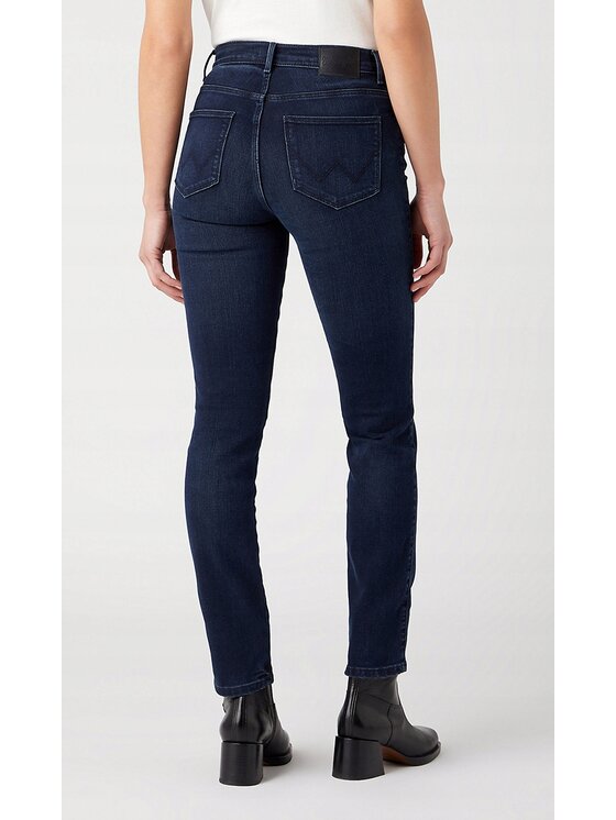 Wrangler Wrangler Jeansy Slim Niebieski Slim Fit