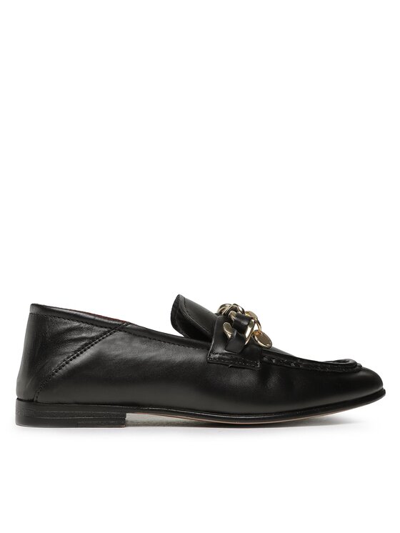 Lords Tommy Hilfiger Chain Loafer FW0FW06843 Negru