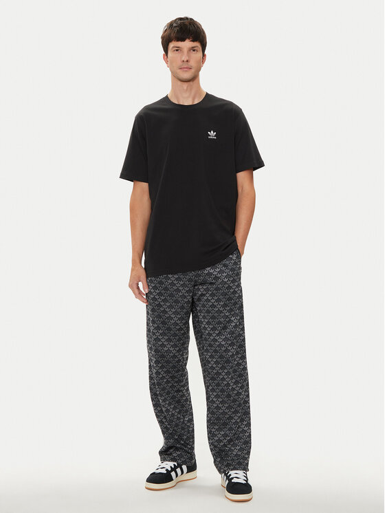 adidas adidas T-Shirt Trefoil Essentials IW5787 Czarny Regular Fit