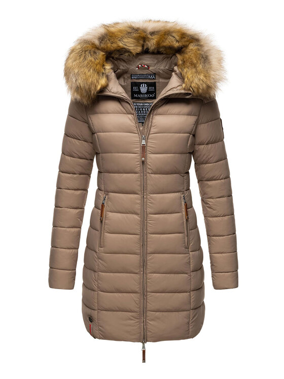 Marikoo Marikoo Kurtka zimowa Rose Beżowy Regular Fit
