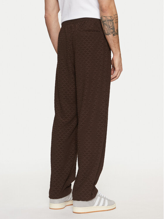 adidas adidas Pantaloni da tuta Monogram Track JP4428 Marrone Regular Fit