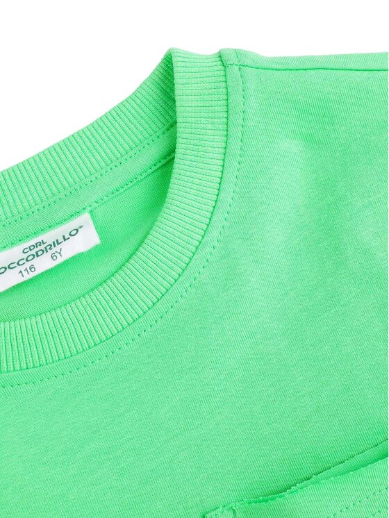 Coccodrillo Coccodrillo T-Shirt WC5143205TBK Zelená Regular Fit