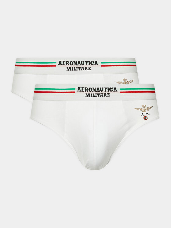 Aeronautica Militare 2 apakšbikšu pāru komplekts AM1USL001 Balts