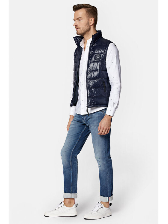 Lancerto Lancerto Kamizelka Sydney KA131123000001 Granatowy Slim Fit