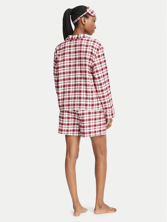 Tommy Hilfiger Tommy Hilfiger Pigiama UW0UW06622 Rosa scuro Relaxed Fit