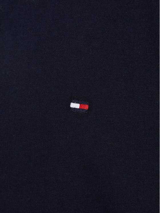 Tommy Hilfiger Tommy Hilfiger T-Shirt KB0KB08575 S Granatowy Regular Fit