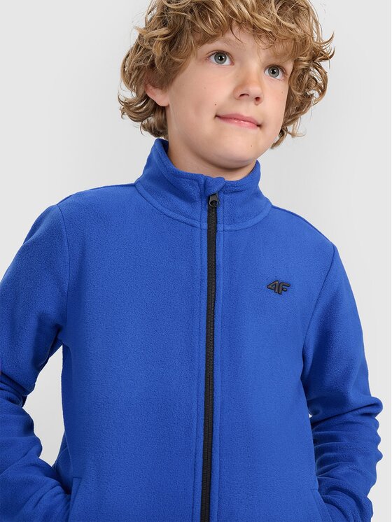4F 4F Felpa di pile FJWAW25TFLEM413-36S Blu Regular Fit