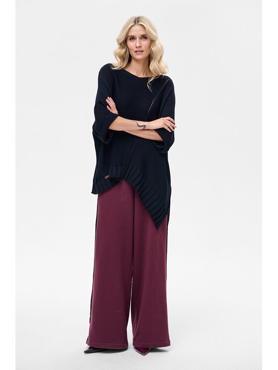blue shadow blue shadow Sweter Gustti Czarny Regular Fit