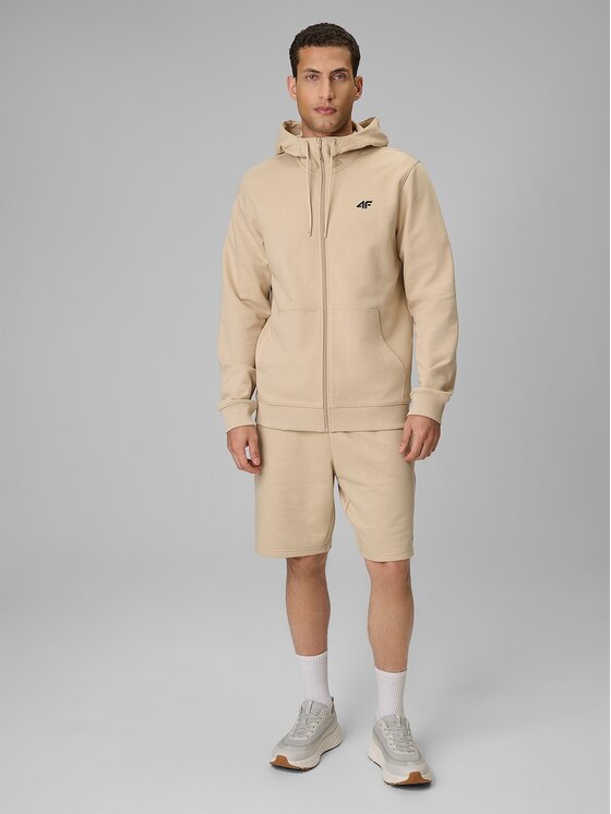 4F 4F Felpa 4FRSS26TSWSM3106-83S Marrone Regular Fit