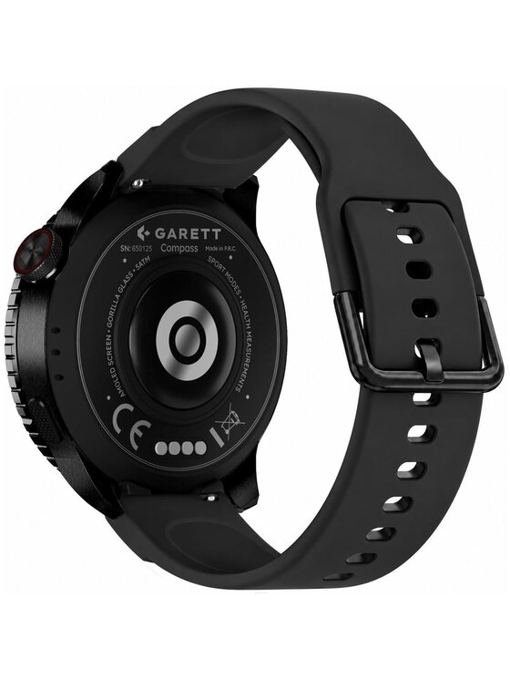 Garett Garett Zegarek 5904238487372-PAY-BLACK Czarny