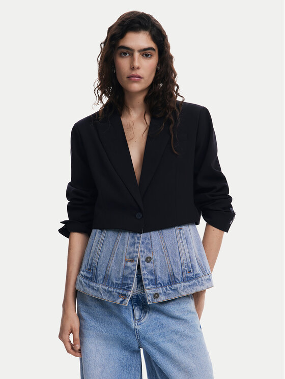 Desigual Sako 25SWEW28 Čierna Regular Fit