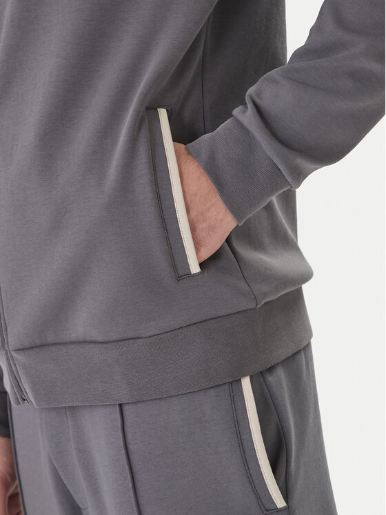 BOSS BOSS Bluză Sense 50557206 Gri Regular Fit