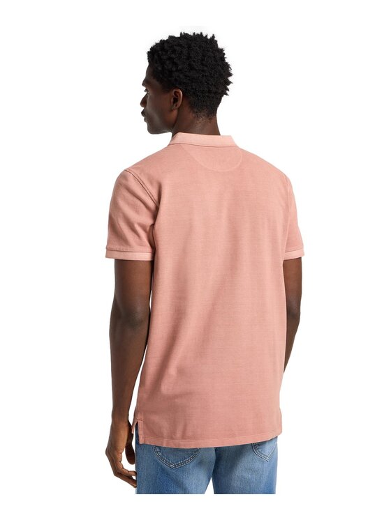 Lee Lee Polo 112363861 Różowy Regular Fit