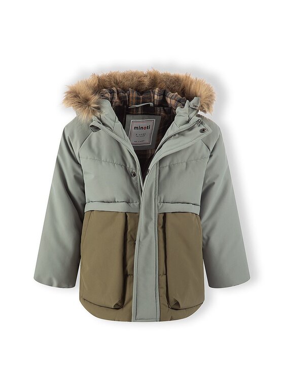 minoti minoti Kurtka zimowa 33COAT200 Khaki Parka Fit