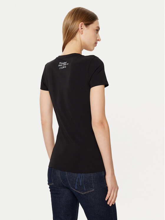 Guess Guess T-Shirt W5RI00 J1314 Černá Regular Fit