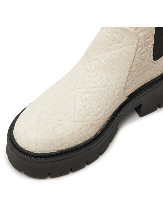 Guess Guess Kotníková obuv s elastickým prvkem Shuze FLTSHU FAL10 Bílá