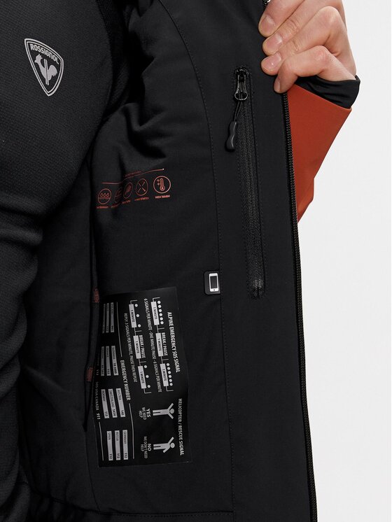 4F 4F Μπουφάν για σκι 4FWAW23TTJAM438 Μαύρο Regular Fit