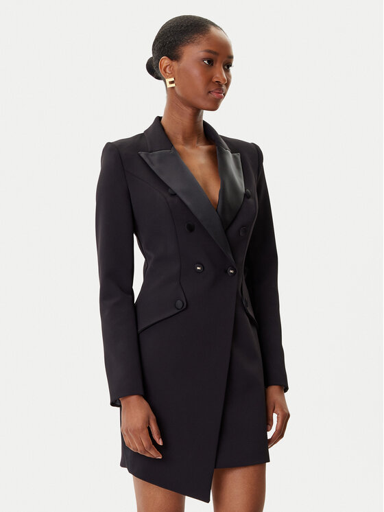 Elisabetta Franchi Elisabetta Franchi Σακάκι AB-803-56E2-V520 Μαύρο Regular Fit