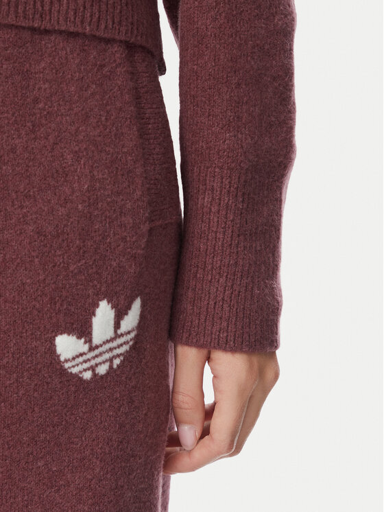 adidas adidas Pletena jopica Essentials IA4454 Temno rožnata Loose Fit