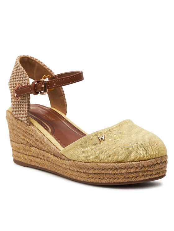 Wrangler Wrangler Espadrillid Bela Women Semi Wedge 20241055.85A Kollane