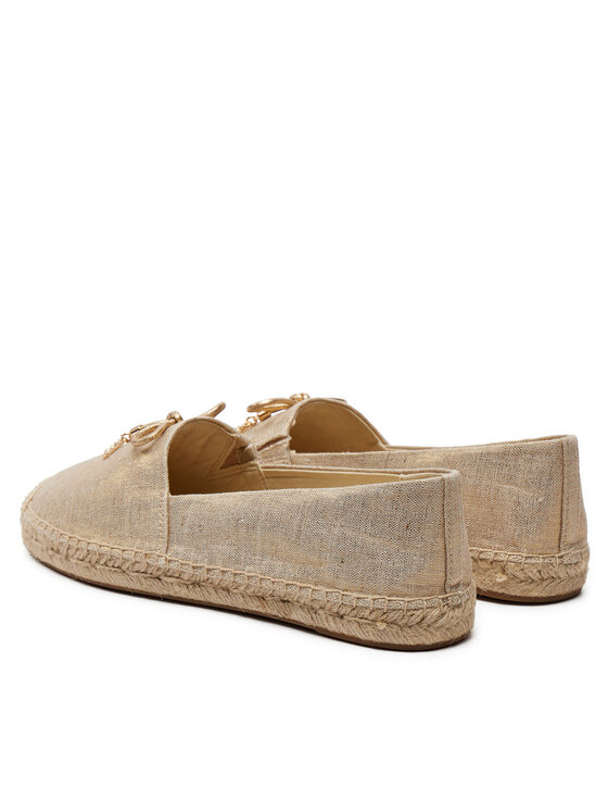 MICHAEL Michael Kors MICHAEL Michael Kors Espadryle Nori 40R4NRFP1D Złoty