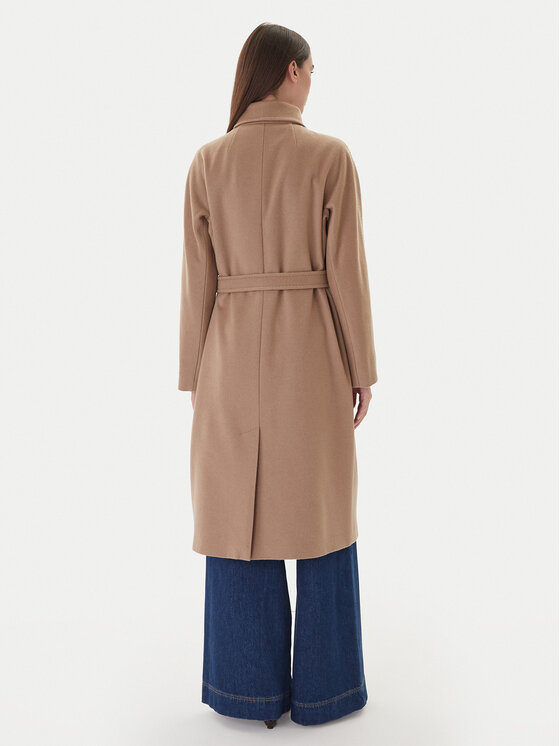 Weekend Max Mara Weekend Max Mara Kabát pro přechodné období Cascia 2525016072 Béžová Regular Fit
