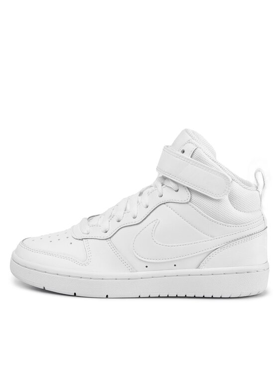 Nike Nike Sneakersy Court Borough Mid 2 (Gs) CD7782 100 Bílá