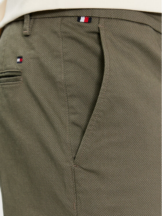 Tommy Hilfiger Tommy Hilfiger Chinosy Denton MW0MW33938 Khaki Slim Fit