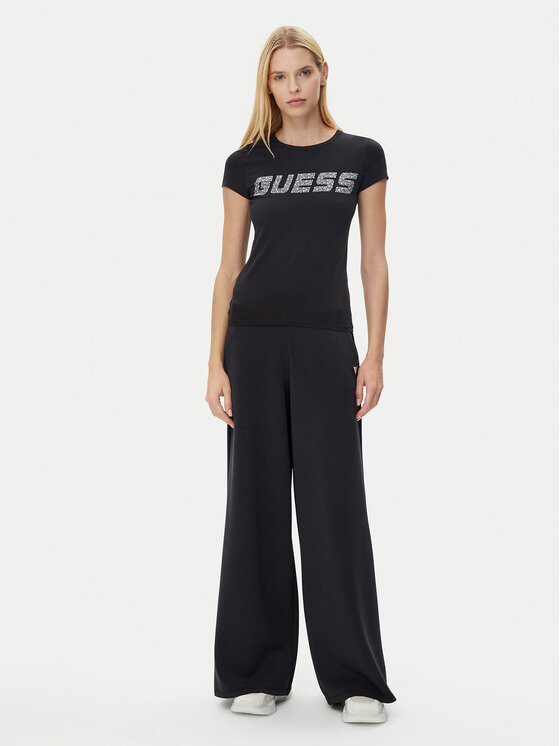 Guess Guess Póló V5GI20 J1314 Fekete Regular Fit