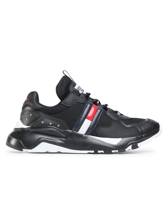 Tommy Jeans Sneakers Cool Runner EM0EM00484 Schwarz • Modivo.de