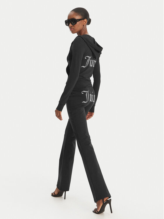 Juicy Couture Juicy Couture Спортивні штани Christine JCWBJ126309 Чорний Flared Leg
