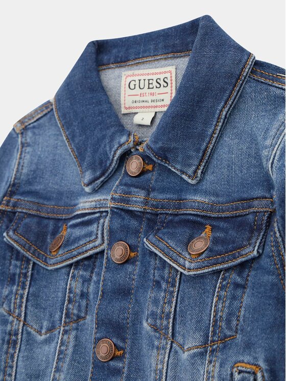 Guess Kids Guess Kids Kurtka przejściowa 166191 Niebieski Classic Fit
