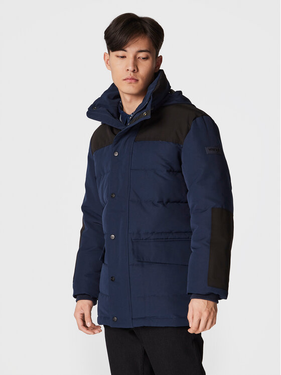 Wrangler Wrangler Kurtka zimowa Bodyguard W4B2WW114 112320200 Granatowy Regular Fit