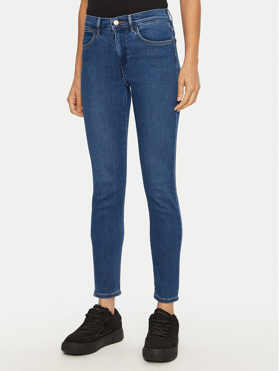 Wrangler Wrangler Farmer 112355898 Kék Skinny Fit