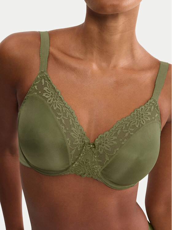Triumph Triumph Biustonosz z fiszbiną Ladyform Soft 10224866 Zielony
