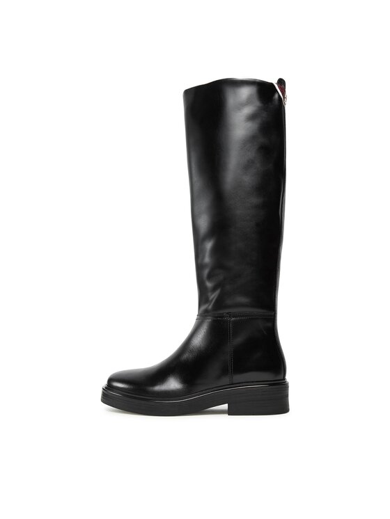 Tommy Hilfiger Tommy Hilfiger Ilgaauliai Cool Elevated Longboot FW0FW07488 Juoda
