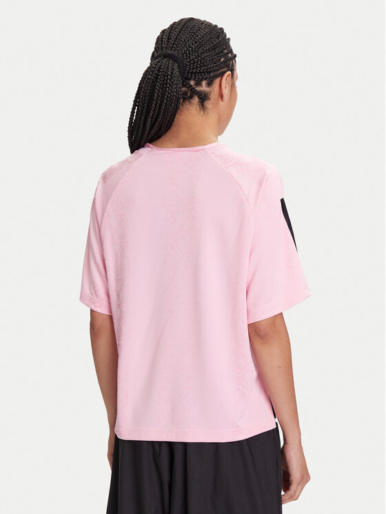 adidas adidas Marškinėliai Tiro x Common Goal Jacquard JL9213 Rožinė Loose Fit