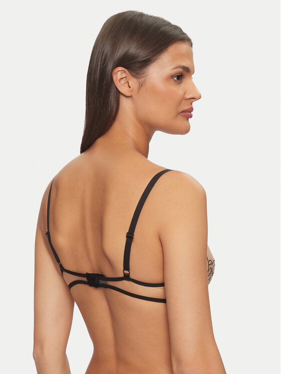Undress Code Undress Code Biustonosz z fiszbiną Wildflower 657 Czarny
