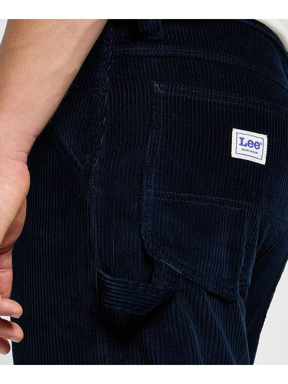 Lee Lee Pantaloni di tessuto 112359178 Blu Loose Fit